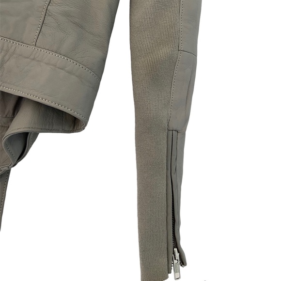 [SOLD] Trouvé Grey Leather Jacket - Picture 3 of 3